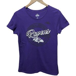 Baltimore Ravens NFL football short sleeve crewneck scoop neck sports T-shirt